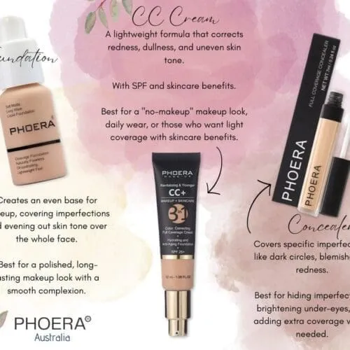 PHOERA Full Coverage Liquid Foundation - Image 4