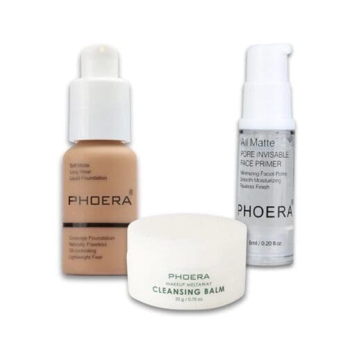 Cleansing Balm, Liquid Foundation and Primer Combo